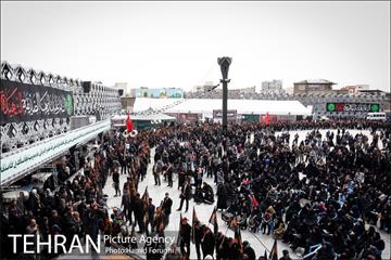 آیین سنتی سمنو پزان در میدان امام حسین (ع) 12