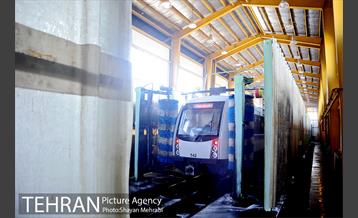 عملیات ضدعفونی کردن مترو تهران 42