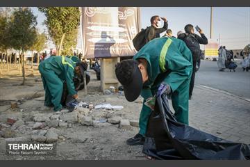 خدمات رسانی شهرداری منطقه 5 در پایانه مرزی مهران 16