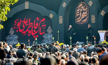 عزاداری شهادت حضرت فاطمه(س) در منطقه 17 8