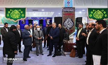 حضور شهردار تهران در بیت الزهرا (س) کرمان 8