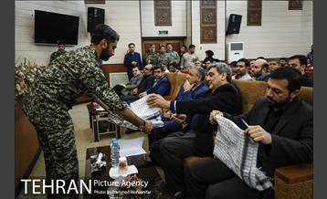 امضا تفاهم نامه میان سازمان های بسیج و آتش نشانی شهرداری تهران 8