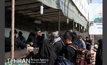 ارائه خدمات نیرو های خادم الحسین (ع) در مرز شلمچه  17