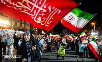 صد و نود و ششمین شب تجمع مردم تهران