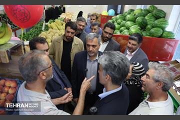 آیین بهره‌برداری از ۴ بازار میوه و تره‌بار 5