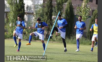 اولین تمرین تیم فوتبال استقلال تهران