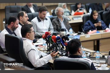 نشست خبری رئیس سازمان پیشگیری و مدیریت بحران شهر تهران 16