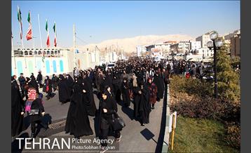 تشییع شهدای آتش نشان با حضور مردم - 3 4