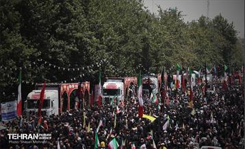 تشییع شهدای اقتدار ملی در تهران - 4 48
