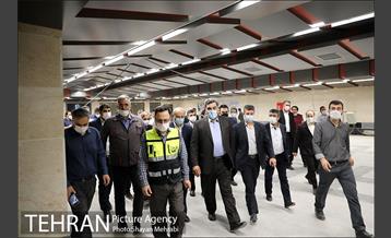 بازدید شهردار تهران از خط 6 مترو تهران 8