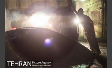 عملیات آسفالت ریزی در ناحیه یک منظقه هفت‎ 20