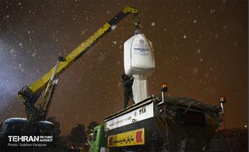 عملیات برف‌روبی در پایتخت 9