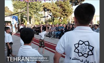 مراسم افتتاحیه فعالیت های ورزشی محلات 22