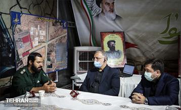 بازدید شهردار تهران از رزم نمایش معبر 3