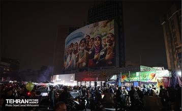 نورافشانی میدان ولیعصر(عج) به مناسبت نیمه شعبان 7