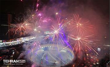 نورافشانی میدان ولیعصر(عج) به مناسبت نیمه شعبان 8