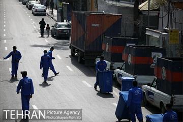 خدمات شهرداری تهران در پایان راهپیمایی ۲۲ بهمن 12