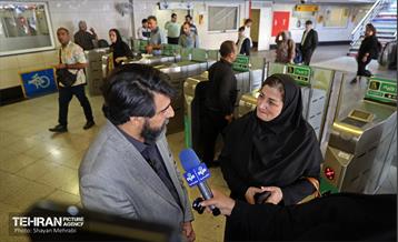 بازدید سخنگوی شهرداری تهران از مترو تهران 24