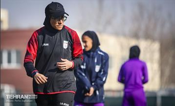 تمرین تیم ملی فوتبال زنان 19