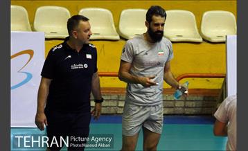 تمرین تیم ملی والیبال