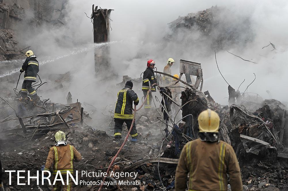 ششمین روز آواربرداری ساختمان پلاسکو -1 16