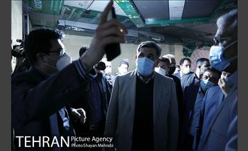 بازدید شهردار تهران از خط 6 مترو تهران 17