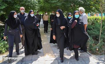 بازدید میدانی نرجس سلیمانی از منطقه 7