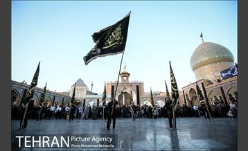 آیین تعویض پرچم حضرت عبدالعظیم حسنی(ع) 8