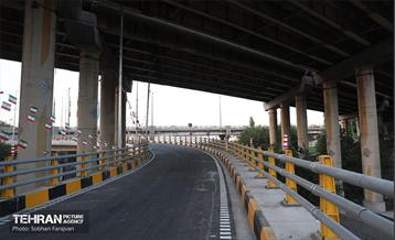 بهره‌برداری از دوربرگردان غیرهمسطح شمال به شمال بزرگراه چمران 30