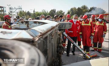 آیین گرامیداشت روز آتش نشان با حضور شهردار تهران 41