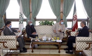 دیدار شهردار تهران با رییس سازمان پدافند غیرعامل 1