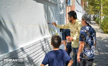 "نقش مهر" بر دیوارهای مدارس پایتخت 15