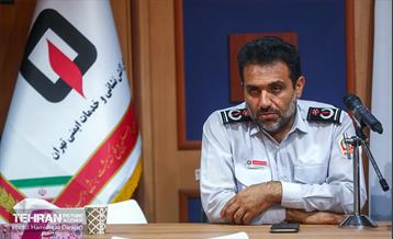 قدرت الله محمدی رییس سارمان اتش نشانی شهر تهران