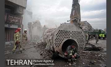 هشتمین روز آواربرداری ساختمان پلاسکو-1 38