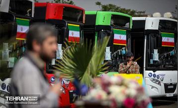 رونمایی از ۴۰ دستگاه اتوبوس شزکت واحد 4