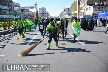 خدمات رسانی شهرداری تهران در راهپیمایی 22 بهمن 16