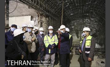 بازدید مهندس امام از مراحل آماده سازی ایستگاه اقدسیه 3