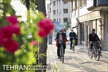 پویش سه شنبه های بدون خودرو در منطقه 8