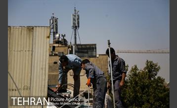 رفع خطر طبقه سوم پاساژ 102 در خیابان امام خمینی(ره)  17