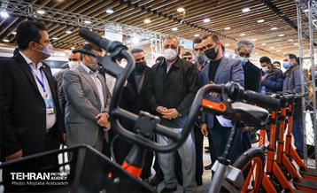 مراسم افتتاح نمایشگاه حمل و نقل پاک 8