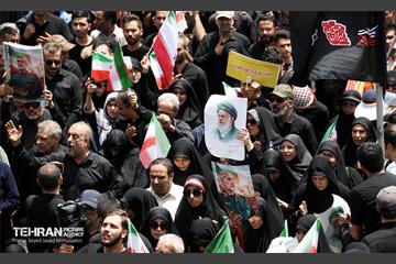 تشییع شهدای اقتدار ملی در تهران - 4 7