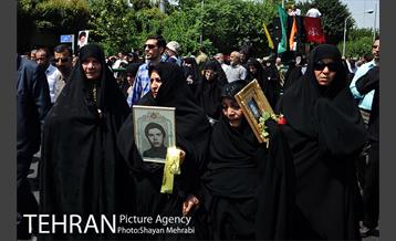 مراسم تشییع پیکرهای مطهر ۱۵۰ شهید تازه‌ تفحص‌ شده دفاع مقدس 29