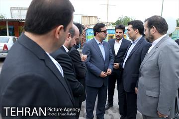 بازدید دکتر حسینی مکارم سرپرست شهرداری تهران از دبیرستان همت 1