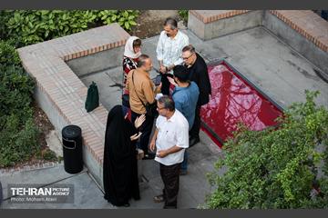 مراسم رونمایی از یادبود خبرنگاران شهید غزه در خانه روزنامه‌نگاران شهر 27