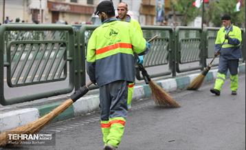 حضور پرسنل خدمات شهری در مسیر راهپیمایی روز قدس 2