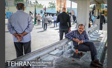 تکیه سیار عزای حسینی در پایانه تاکسیرانی سازمان آب 27