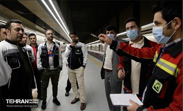 مانور عملیاتی دیریل قطار و تخلیه اضطراری مسافری