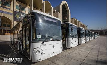 آیین رونمایی مرحله نخست واگذاری ناوگان حمل و نقل شهری 3