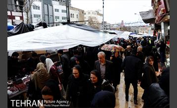 بارش باران در تهران 13