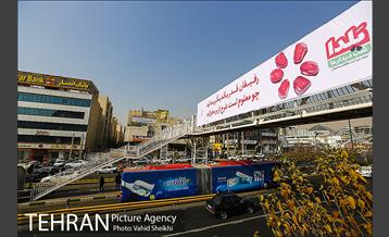 به استقبال شب یلدا همراه با زیباسازی شهر تهران 1